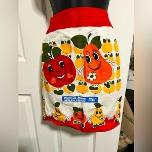 Vintage Fruit Apron, From Poland